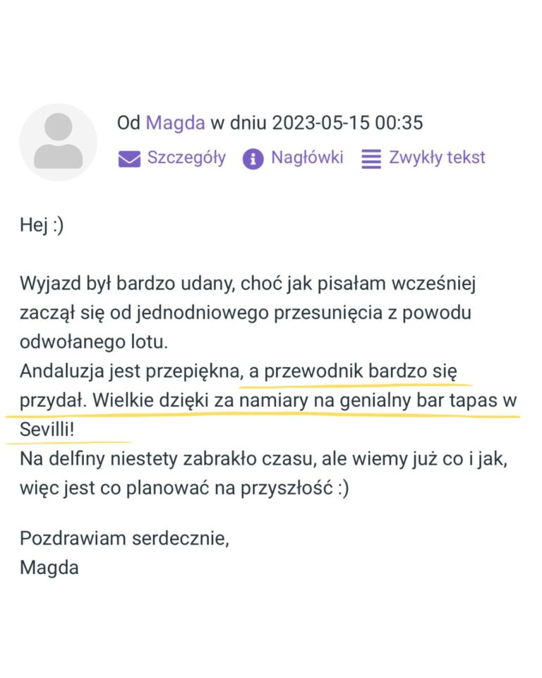 Andaluzja przewodnik opinia 2